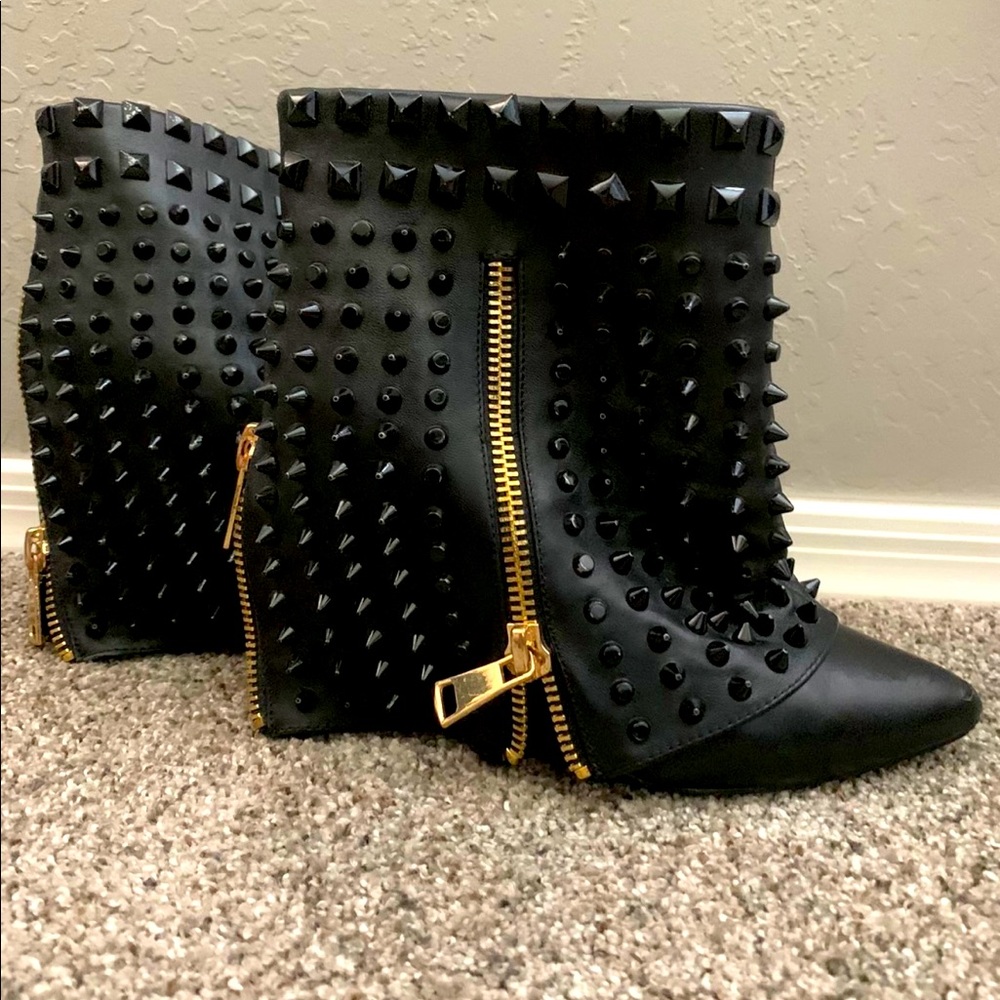 Very rare Jeffrey Campbell Lust Spike ankle Booties